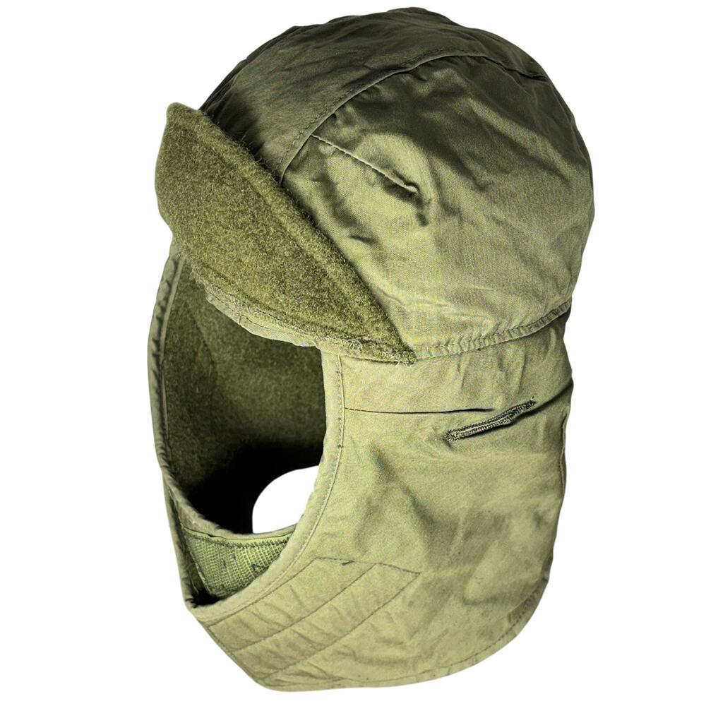 Vintage US Military Helmet Liner Insulating Cap 7 Cold Weather Army Green 70s